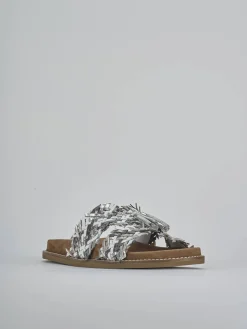 Clearance Ciabatte tacco 1cm laminato Donna Ciabatte