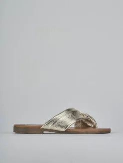 Outlet Ciabatte tacco 1cm laminato Donna Ciabatte