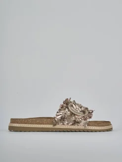 Sale Ciabatte tacco 1cm laminato Donna Ciabatte