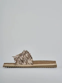 Sale Ciabatte tacco 1cm laminato Donna Ciabatte