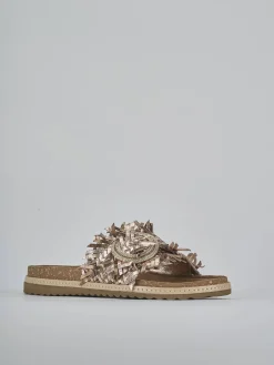 Sale Ciabatte tacco 1cm laminato Donna Ciabatte