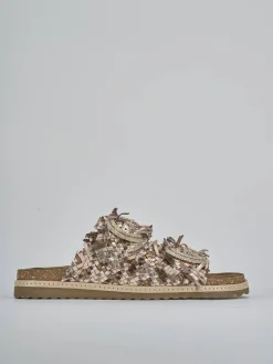 Ciabatte tacco 1cm laminato Donna Ciabatte