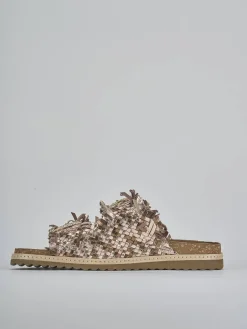 Ciabatte tacco 1cm laminato Donna Ciabatte