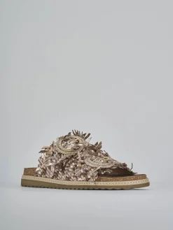 Ciabatte tacco 1cm laminato Donna Ciabatte