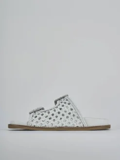 Sale Ciabatte tacco 1cm pelle Donna Ciabatte