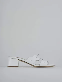 Outlet Ciabatte tacco 5cm pelle Donna Ciabatte