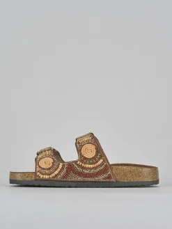 Best Ciabatte tacco 1cm pelle Donna Ciabatte