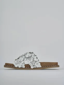 Outlet Ciabatte tacco 1cm pelle Donna Ciabatte