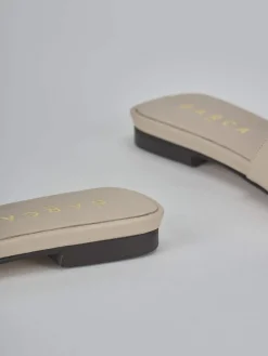 Clearance Ciabatte tacco 1cm pelle Donna Ciabatte