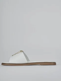 Clearance Ciabatte tacco 1cm pelle Donna Ciabatte