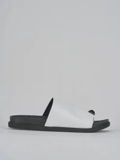 Outlet Ciabatte tacco 1cm pelle Donna Ciabatte