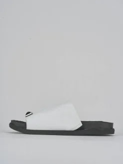 Outlet Ciabatte tacco 1cm pelle Donna Ciabatte