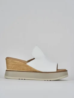 New Ciabatte tacco 9cm pelle Donna Ciabatte