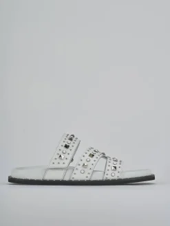 Hot Ciabatte tacco 1cm pelle Donna Ciabatte