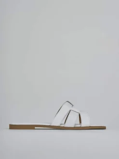 Hot Ciabatte tacco 1cm pelle Donna Ciabatte