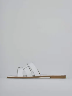 Hot Ciabatte tacco 1cm pelle Donna Ciabatte