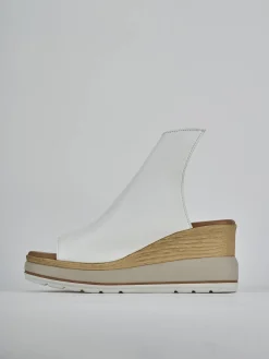 Online Ciabatte tacco 10cm pelle Donna Ciabatte