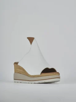 Online Ciabatte tacco 10cm pelle Donna Ciabatte