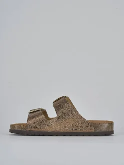 Hot Ciabatte tacco 1cm pelle Donna Ciabatte