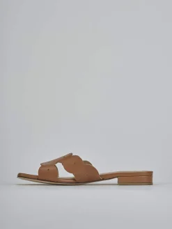 Best Ciabatte tacco 1cm pelle Donna Ciabatte