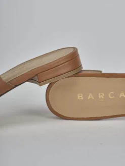 Best Ciabatte tacco 1cm pelle Donna Ciabatte