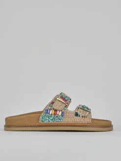 Best Ciabatte tacco 1cm pelle Donna Ciabatte