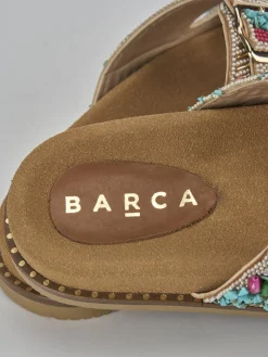 Best Ciabatte tacco 1cm pelle Donna Ciabatte