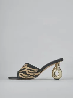 Best Ciabatte tacco 8cm pelle Donna Ciabatte