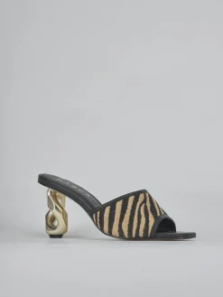 Best Ciabatte tacco 8cm pelle Donna Ciabatte