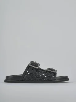 Online Ciabatte tacco 1cm pelle Donna Ciabatte