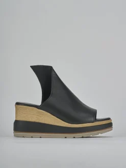 Ciabatte tacco 10cm pelle Donna Ciabatte