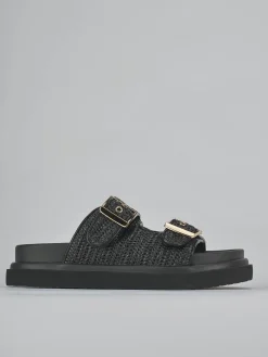 Ciabatte tacco 1cm pelle Donna Ciabatte