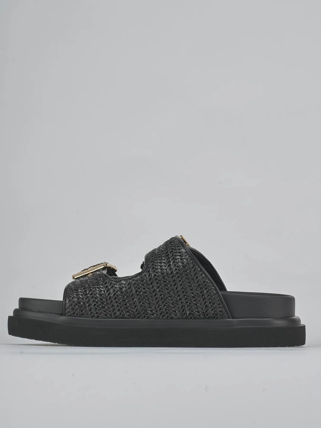 Ciabatte tacco 1cm pelle Donna Ciabatte