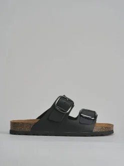 Best Ciabatte tacco 1cm pelle Donna Ciabatte