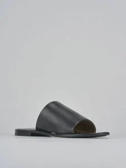 Clearance Ciabatte tacco 1cm pelle Donna Ciabatte