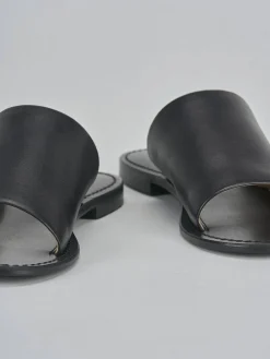 Clearance Ciabatte tacco 1cm pelle Donna Ciabatte