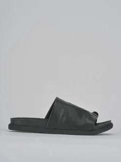 Online Ciabatte tacco 1cm pelle Donna Ciabatte