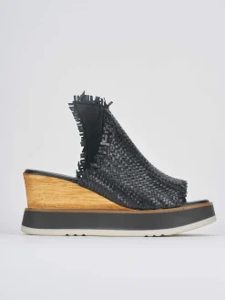 Hot Ciabatte tacco 8cm pelle Donna Ciabatte