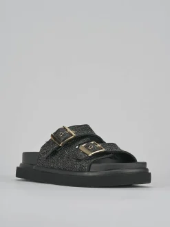 Clearance Ciabatte tacco 1cm pelle Donna Ciabatte