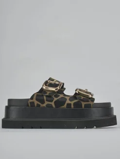 Best Ciabatte tacco 1cm pelle Donna Ciabatte