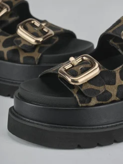 Best Ciabatte tacco 1cm pelle Donna Ciabatte