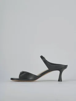 Clearance Ciabatte tacco 5cm pelle Donna Ciabatte