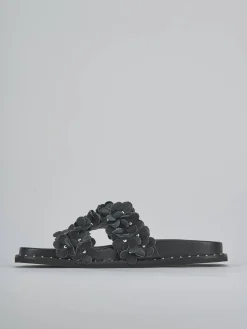 Best Ciabatte tacco 1cm pelle Donna Ciabatte