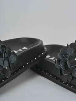 Best Ciabatte tacco 1cm pelle Donna Ciabatte