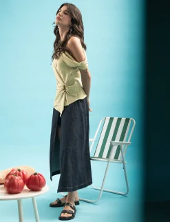 Best Ciabatte tacco 1cm pelle Donna Ciabatte