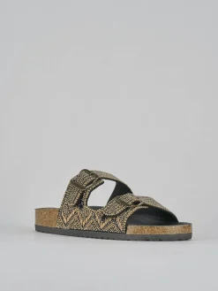 Clearance Ciabatte tacco 1cm pelle Donna Ciabatte