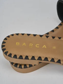 Sale Ciabatte tacco 1cm pelle Donna Ciabatte