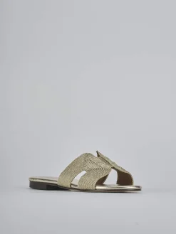 Best Ciabatte tacco 1cm pelle Donna Ciabatte