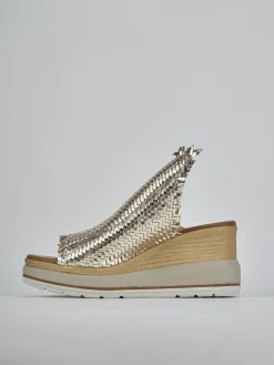 Sale Ciabatte tacco 8cm pelle Donna Ciabatte