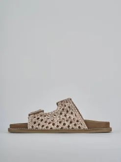 Best Ciabatte tacco 1cm pelle Donna Ciabatte